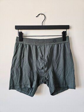 2 x NIB LULULEMON DKFR Dark Forest Green Always In Motion Boxer 5" Large